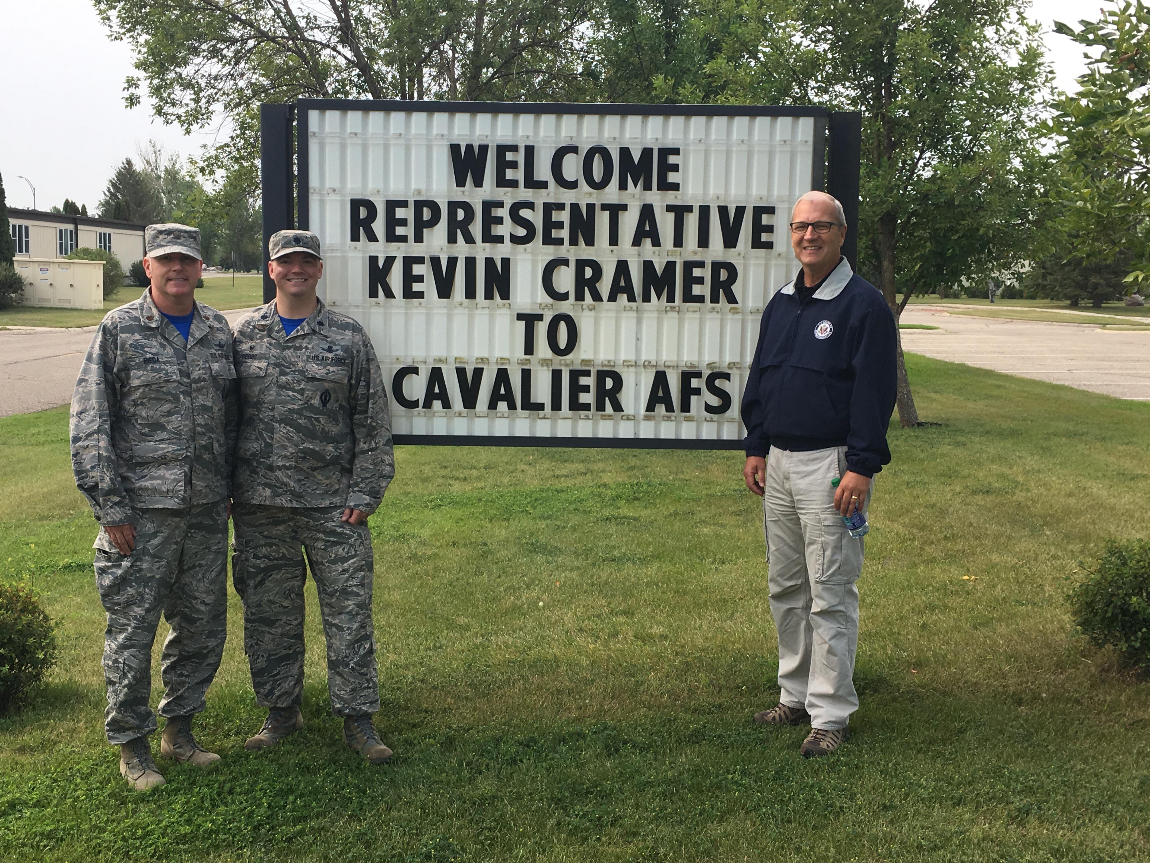 Representative Cramer visits Cavalier Air Force Station > Peterson Air