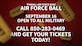 Team Tyndall, Col. Michael Hernandez and his wife, Liz Hernandez, request the pleasure of your company at the Air Force Ball Sept. 16, 2017.