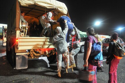 Guard members rescue nurses in Charleston, SC