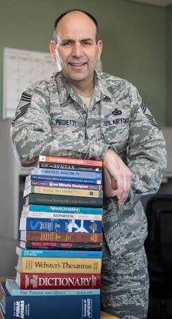 Chief Master Sgt. Matt Proietti is a 31-year veteran of the public affairs career field who has won the Department of Defense's coveted Thomas Jefferson Award for communications four times. His first book, "At All Costs," made the Air Force chief of staff's reading list.