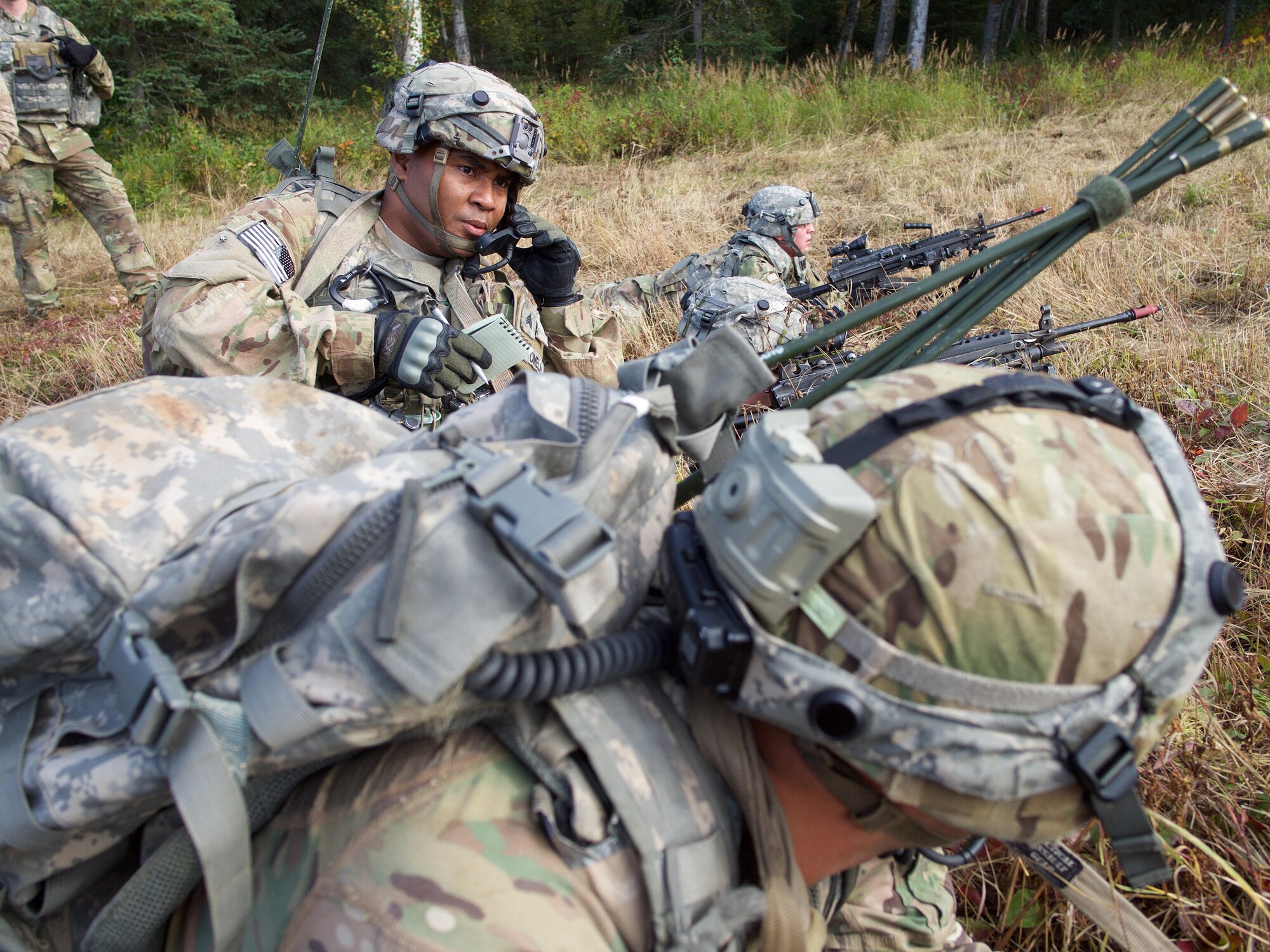 Fort Wainwright infantry squads train at JBER