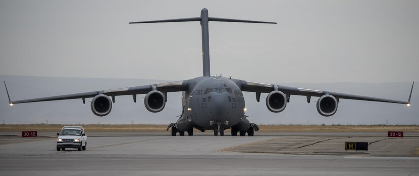 he C-17 crew members delivered the equipment to Cyril E. King Airport in St. Thomas, U.S. Virgin Islands.