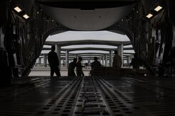 he C-17 crew members delivered the equipment to Cyril E. King Airport in St. Thomas, U.S. Virgin Islands.