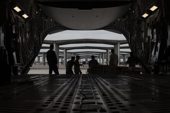 he C-17 crew members delivered the equipment to Cyril E. King Airport in St. Thomas, U.S. Virgin Islands.