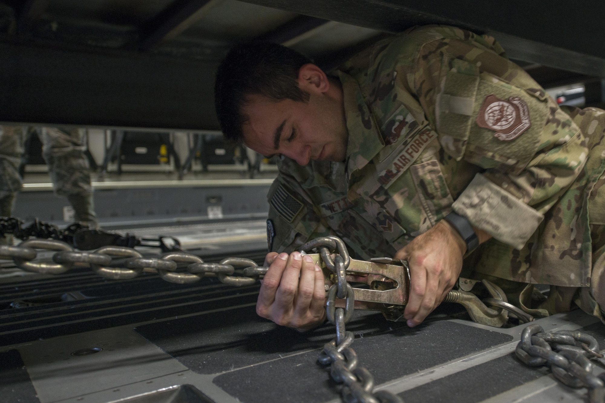 he C-17 crew members delivered the equipment to Cyril E. King Airport in St. Thomas, U.S. Virgin Islands.