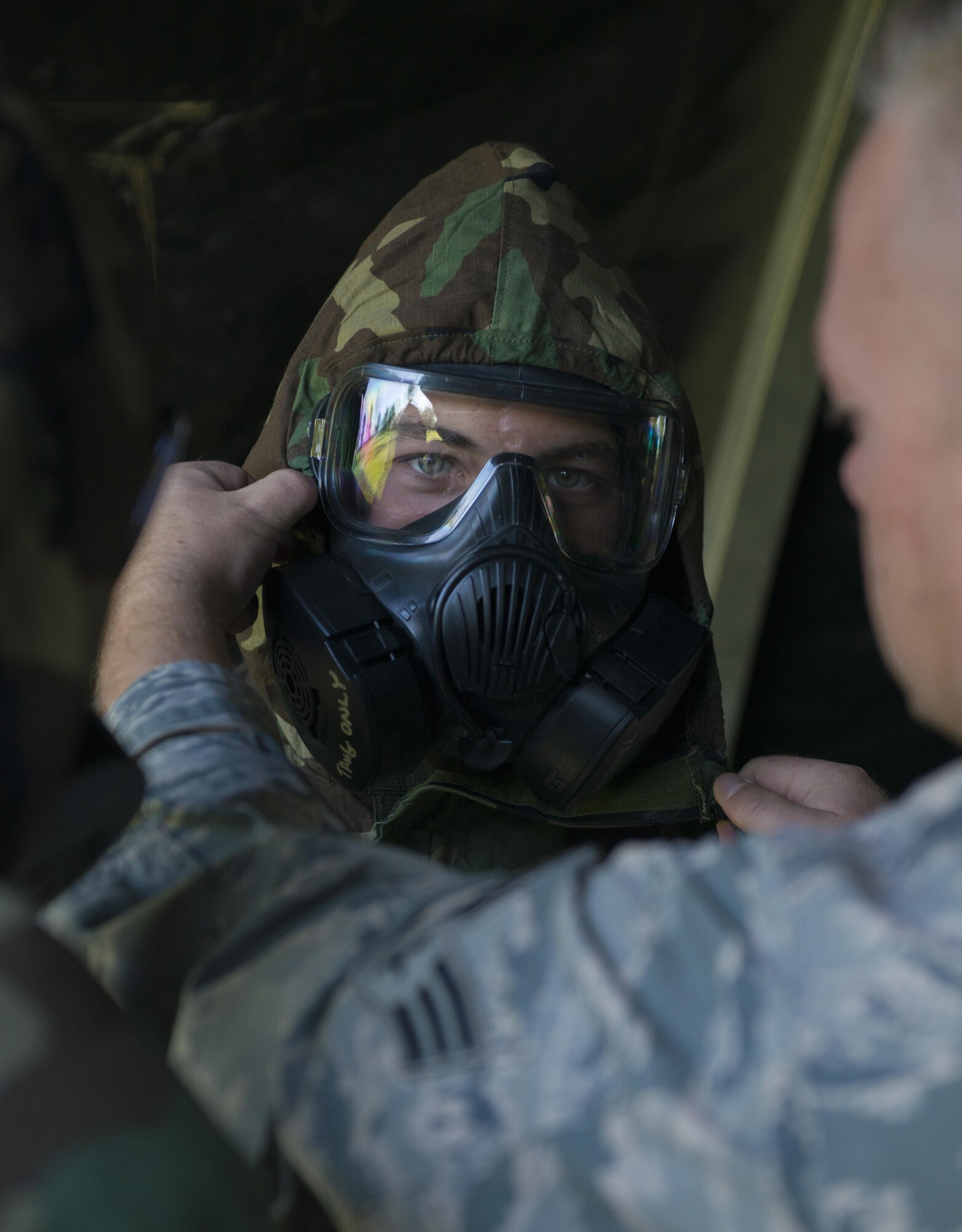 The assessment is meant to guage the unit's ability to operate in different protective postures (MOPP) as well as perform self aid and buddy care.