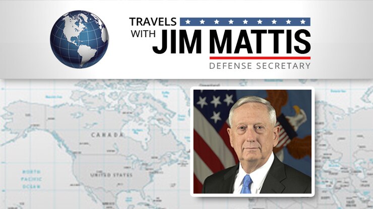 A banner graphic for Travels With Mattis.