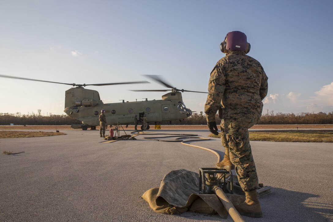 MWSS-473 runs FARP in Marathon, Florida, in wake of Hurricane Irma