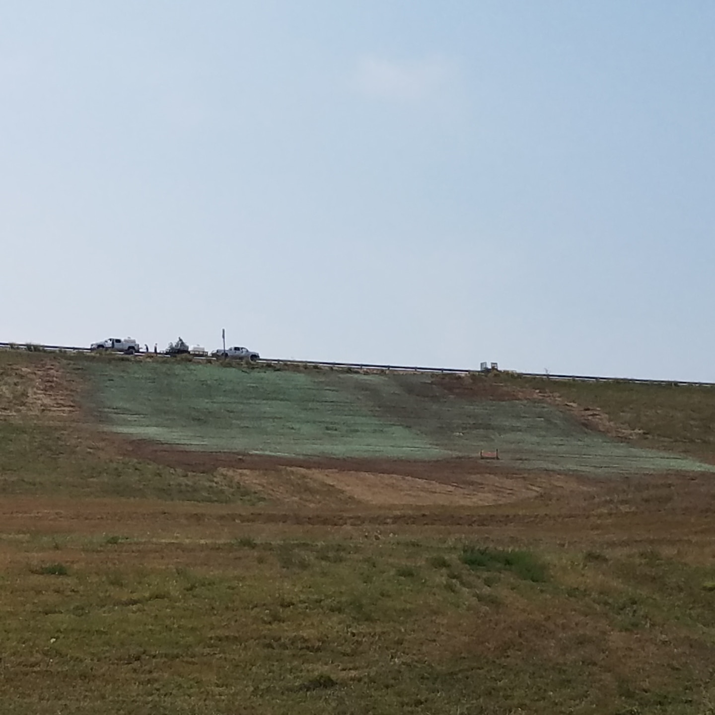 Repair to downstream embankment shown.