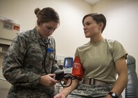The 386th EMDG’s medical control center is responsible for coordinating nine-line medevacs and aeromedical evacuations to get their patients to a higher level of care.
