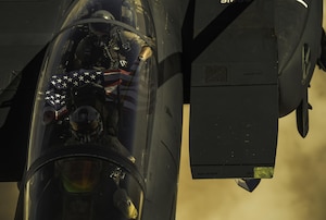 An F-15E Strike Eagle receives fuel from a KC-135 Stratotanker during a mission over Iraq in support of Operation Inherent Resolve Sept. 6, 2017. The Strike Eagle is a dual-role fighter designed to perform air-to-air and air-to-ground missions. An array of avionics and electronics systems give the F-15E the capability to fight at low altitude, day or night, and in all weather conditions. (U.S. Air Force photo by Staff Sgt. Trevor T. McBride)