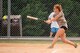 U.S. Air Force Reserve Staff Sgt. Casie Bickley, who is assigned to the 96th Aerial Port Squadron, makes contact with the ball during a game of softball at the Annual 913th Airlift Group’s “Family Day” celebration at Little Rock Air Force Base, Ark., Sept. 10, 2017. The annual event is held to bring the families and members of the 913 AG closer together. (U.S. Air Force photo by Master. Sgt. Jeff Walston/Released)