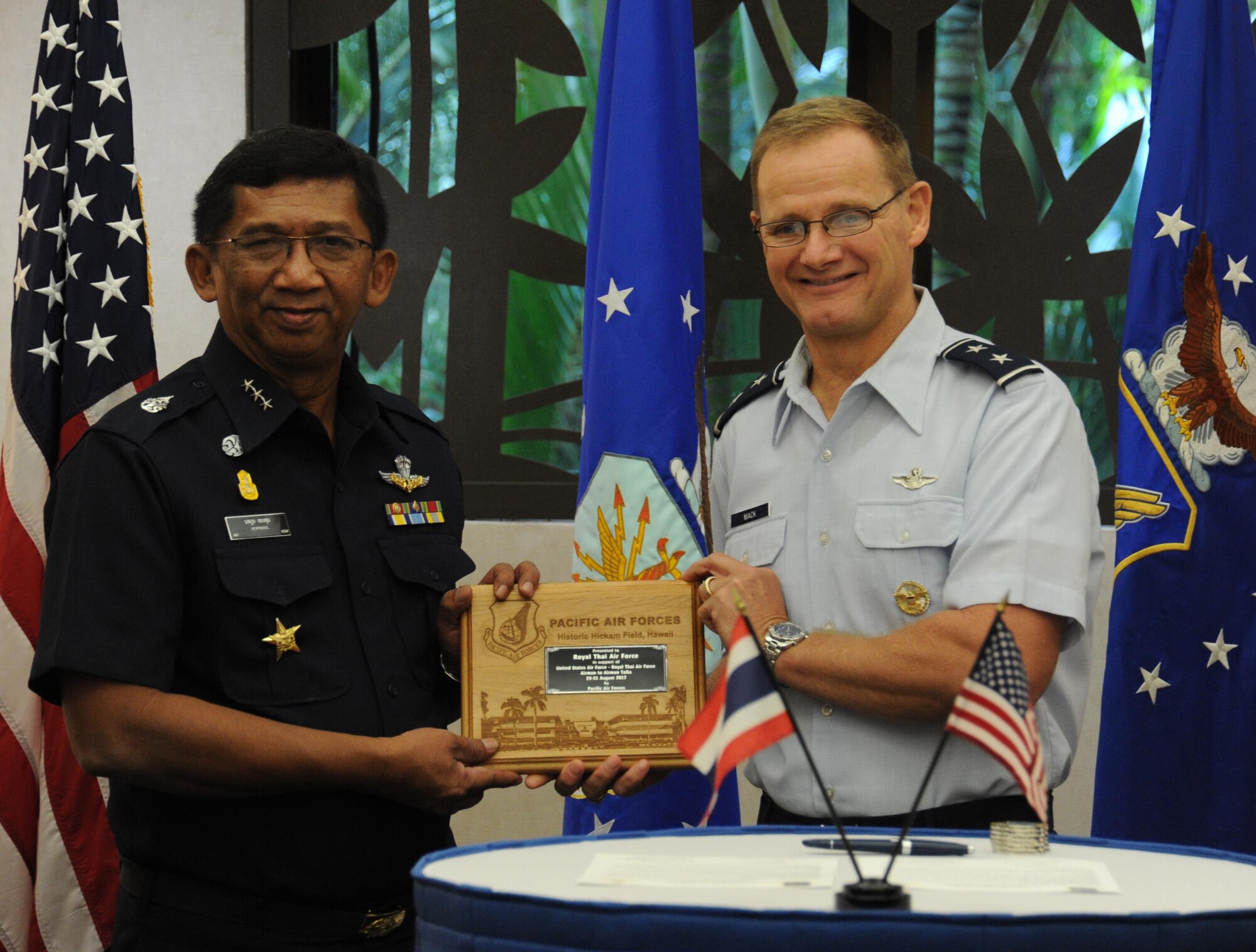 PACAF hosts Thai Airmen for interoperability talks