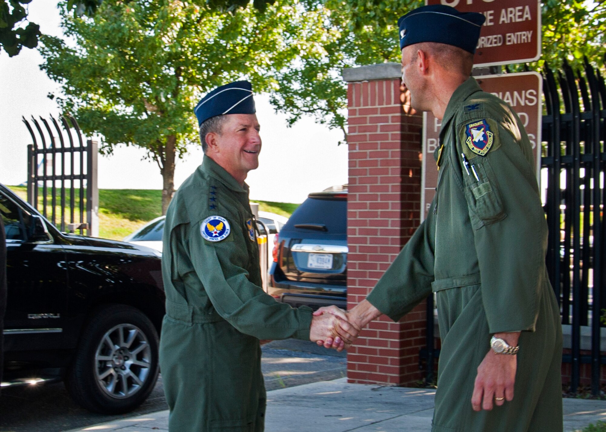 CSAF greets JBA commander