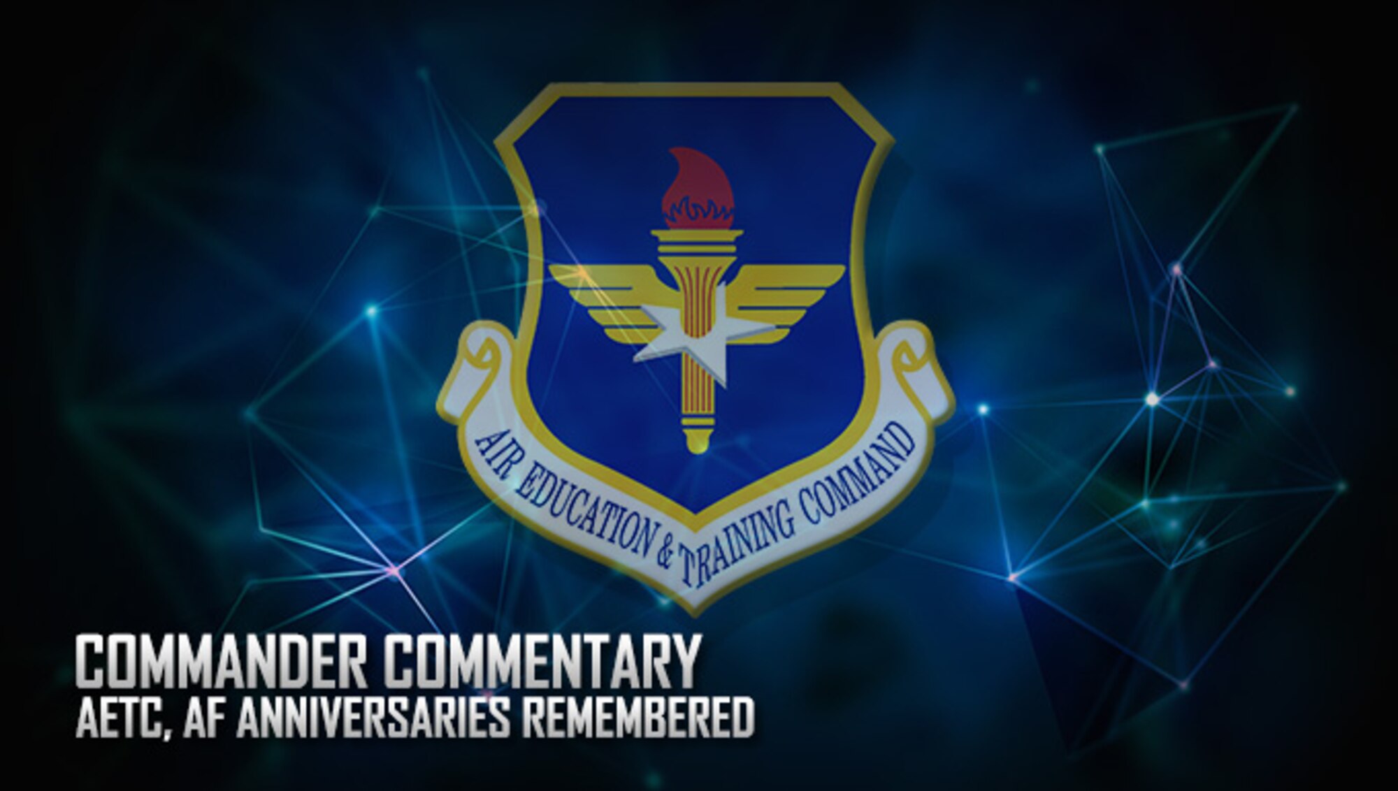 Commander remembers AETC, AF Anniversaries