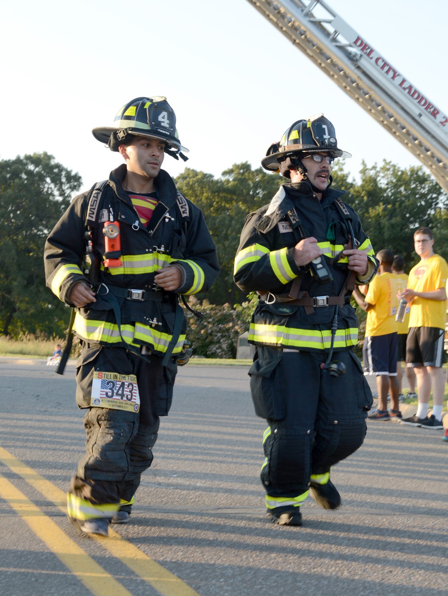 It was a record-setting 9/11 Memorial Run & Ruck for Team Tinker. 1,730 people  registered to participate, over 100 volunteered, plus collaboration from every squadron and organization at Tinker, as well as Midwest City and Del City fire and police units, made the annual event a huge success. The run to remember is hosted by the Tinker Chaplains and this year's theme was "Still in the Fight."
