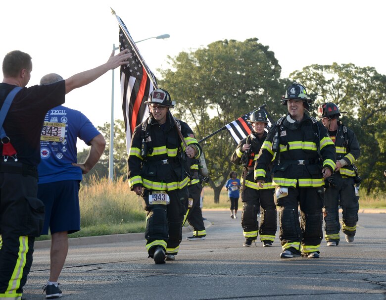It was a record-setting 9/11 Memorial Run & Ruck for Team Tinker. 1,730 people  registered to participate, over 100 volunteered, plus collaboration from every squadron and organization at Tinker, as well as Midwest City and Del City fire and police units, made the annual event a huge success. The run to remember is hosted by the Tinker Chaplains and this year's theme was "Still in the Fight."
