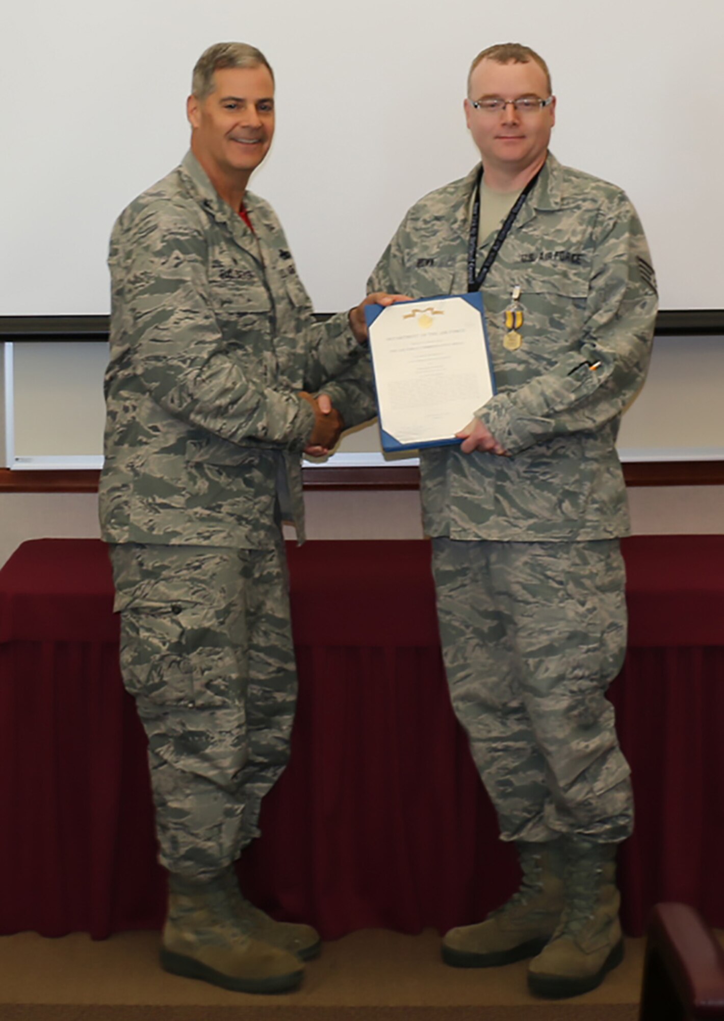 Brown Receives Air Force Commendation Medal