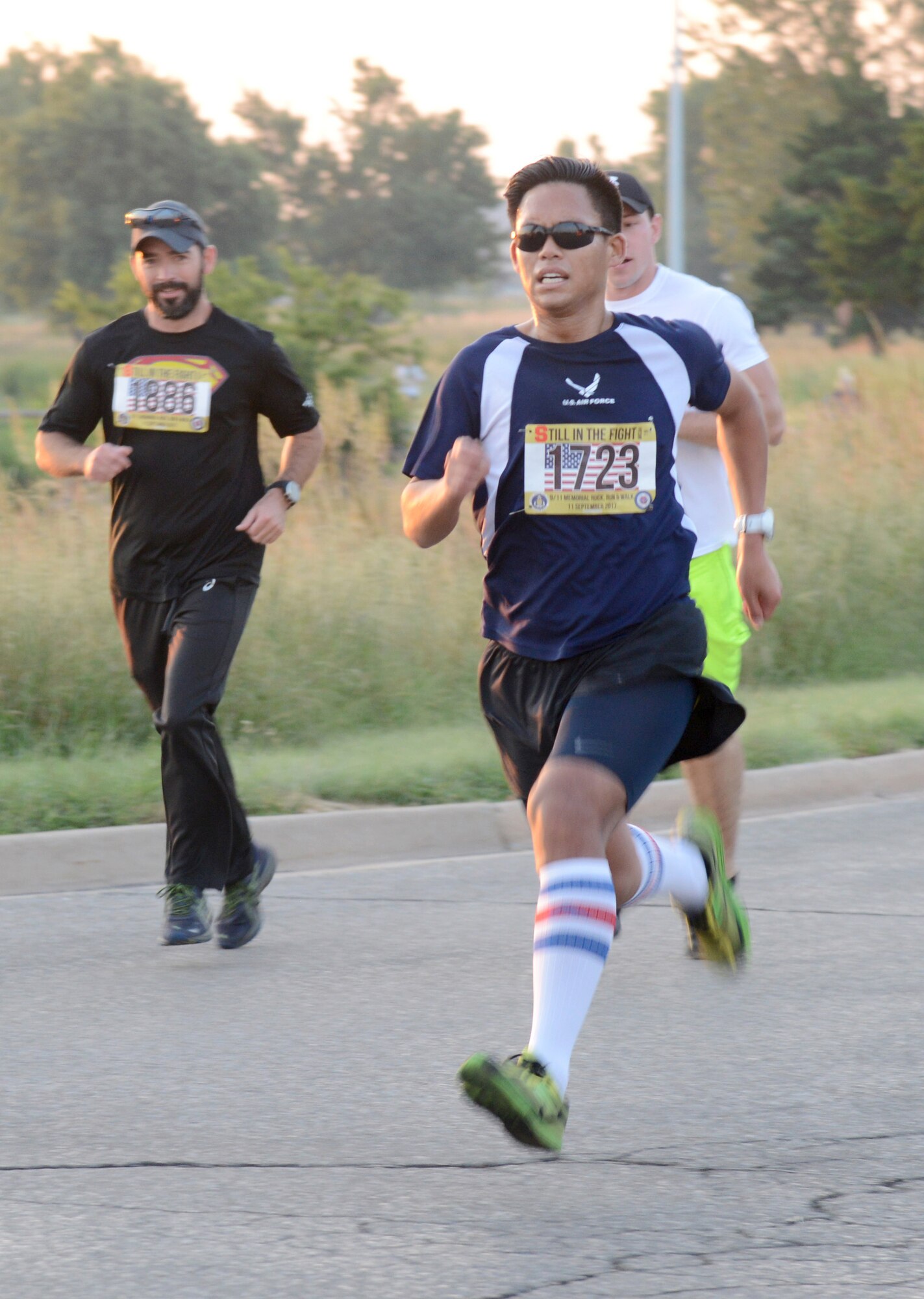 It was a record-setting 9/11 Memorial Run & Ruck for Team Tinker. 1,730 people  registered to participate, over 100 volunteered, plus collaboration from every squadron and organization at Tinker, as well as Midwest City and Del City fire and police units, made the annual event a huge success. The run to remember is hosted by the Tinker Chaplains and this year's theme was "Still in the Fight."