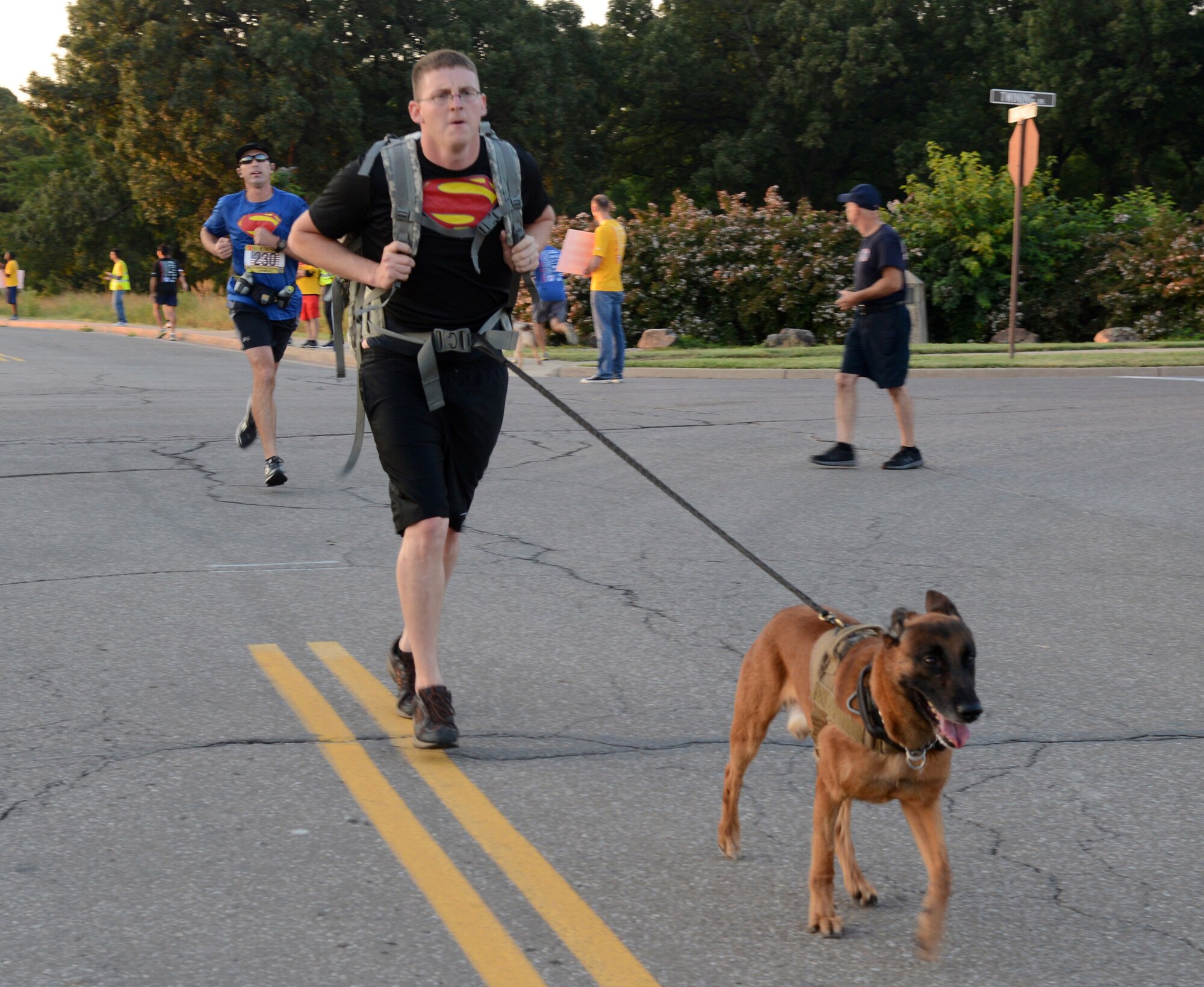 It was a record-setting 9/11 Memorial Run & Ruck for Team Tinker. 1,730 people  registered to participate, over 100 volunteered, plus collaboration from every squadron and organization at Tinker, as well as Midwest City and Del City fire and police units, made the annual event a huge success. The run to remember is hosted by the Tinker Chaplains and this year's theme was "Still in the Fight."
