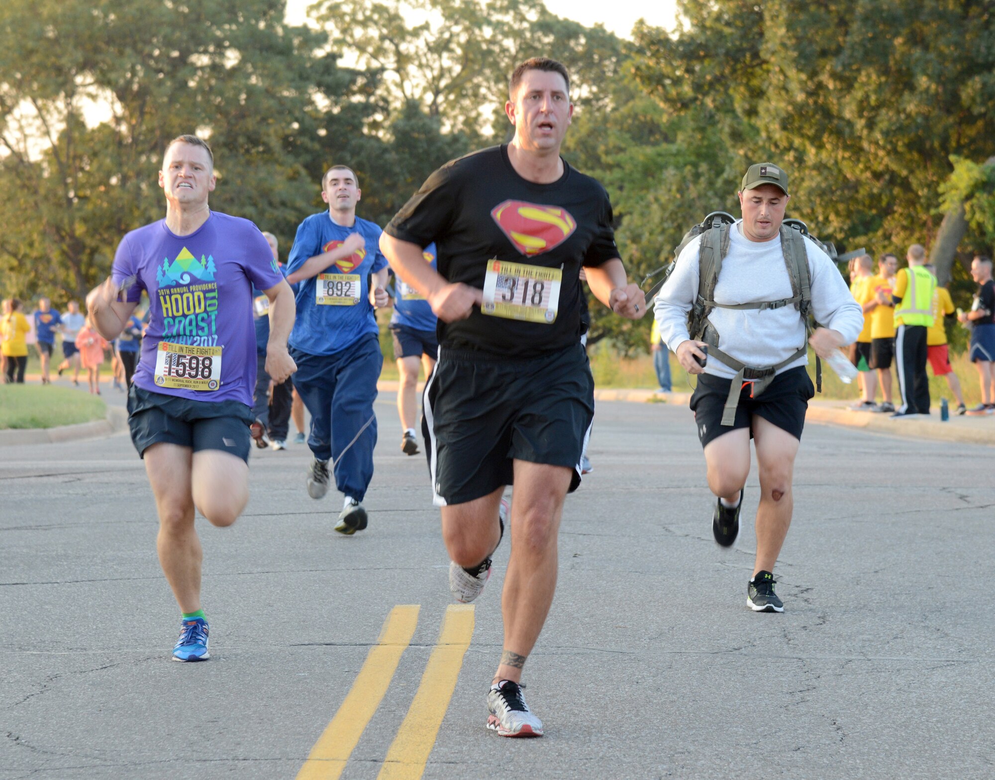 It was a record-setting 9/11 Memorial Run & Ruck for Team Tinker. 1,730 people  registered to participate, over 100 volunteered, plus collaboration from every squadron and organization at Tinker, as well as Midwest City and Del City fire and police units, made the annual event a huge success. The run to remember is hosted by the Tinker Chaplains and this year's theme was "Still in the Fight."