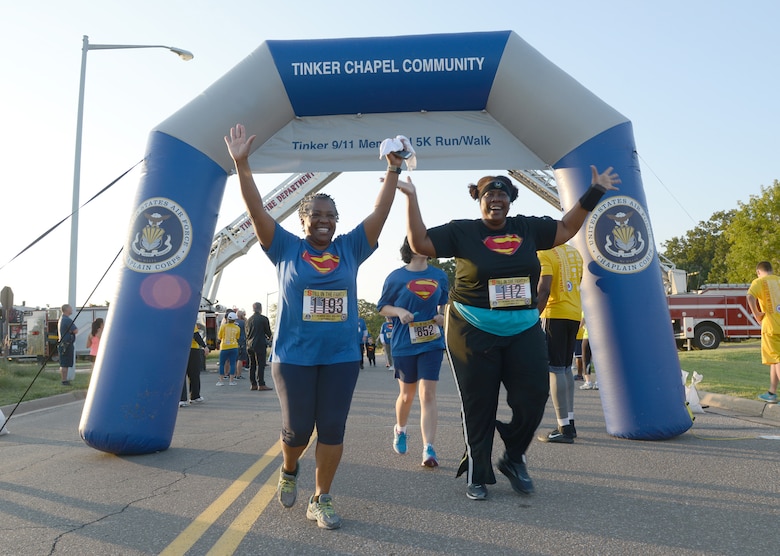 It was a record-setting 9/11 Memorial Run & Ruck for Team Tinker. 1,730 people  registered to participate, over 100 volunteered, plus collaboration from every squadron and organization at Tinker, as well as Midwest City and Del City fire and police units, made the annual event a huge success. The run to remember is hosted by the Tinker Chaplains and this year's theme was "Still in the Fight."