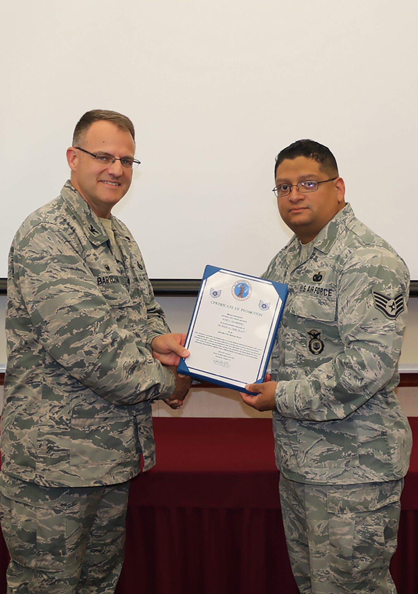 Marrero Promoted to Tech Sergeant