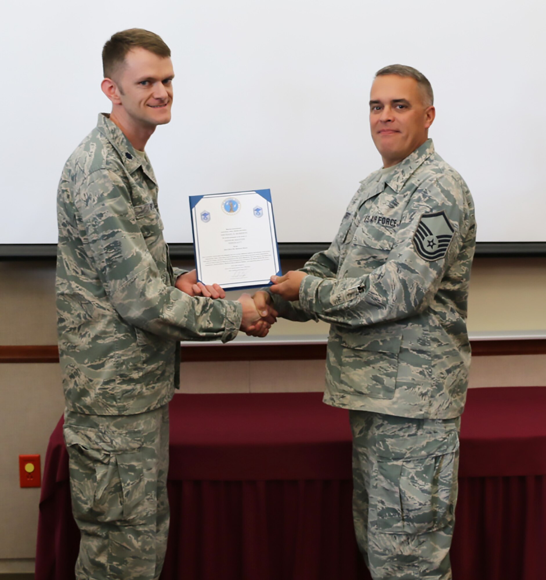 Roberts Promoted to Senior Master Sergeant