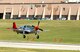 P-51 Mustang from Red Tail Squadron, original Tuskegee Airman visit Offutt