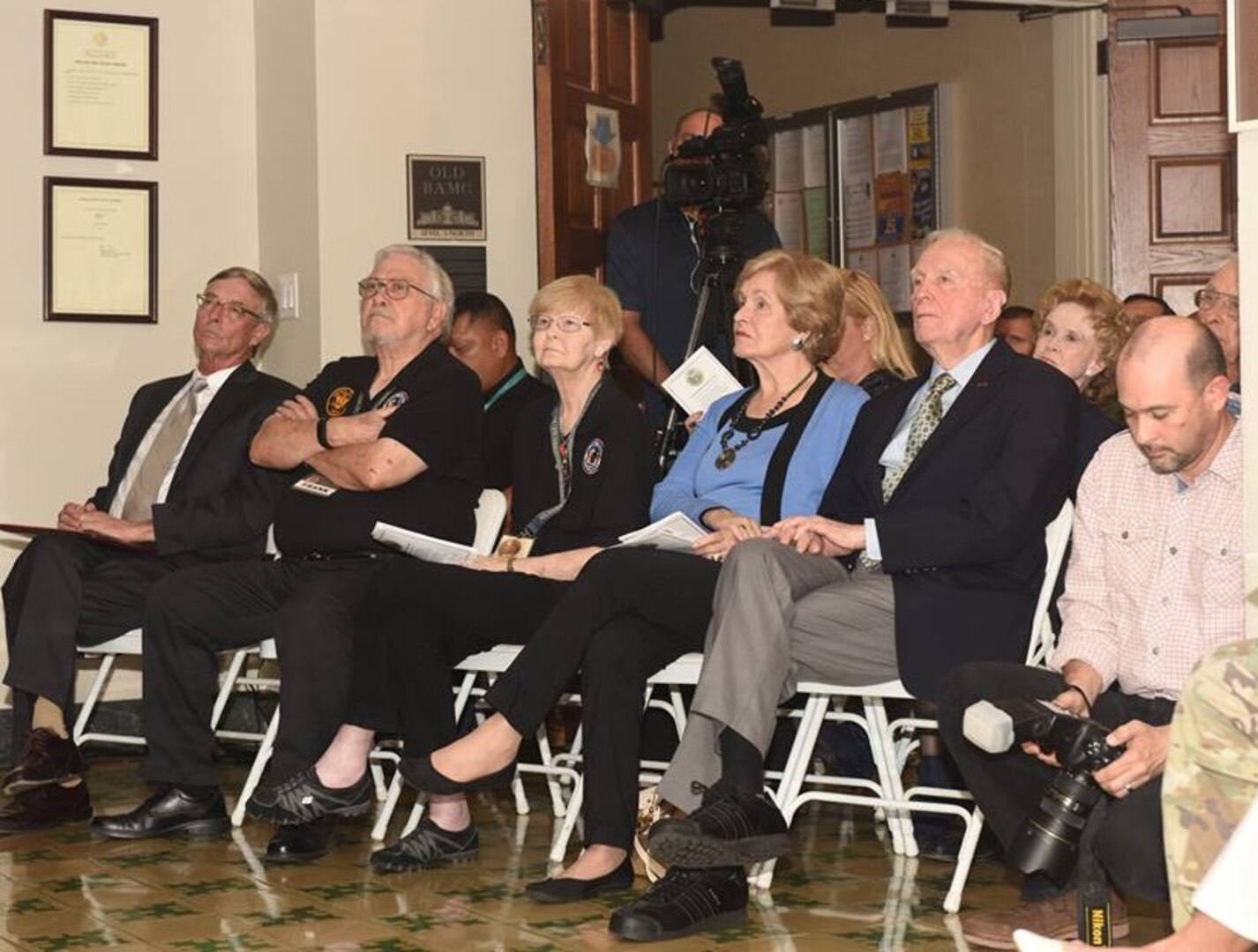 Army South honored and recognized five recipients into the newly created 'Hall of Honor' in a recognition ceremony, Thursday September 14, 2017. The recipients (and/or) their family members were presented certificates into Army South's prestigious fraternity of honored heroes. The inductees included: Mrs. Kopp Heffern who received on behalf of her father who was an Alamo Scout, Grayson Kirtland who is the great grandson to Gen. Walter Kruger, and retired Col. Ralph Puckett who was present. Additionally Lt. Gen. Edward Brooks and Maj. Gen. George Mabry Jr. were posthumously inducted.