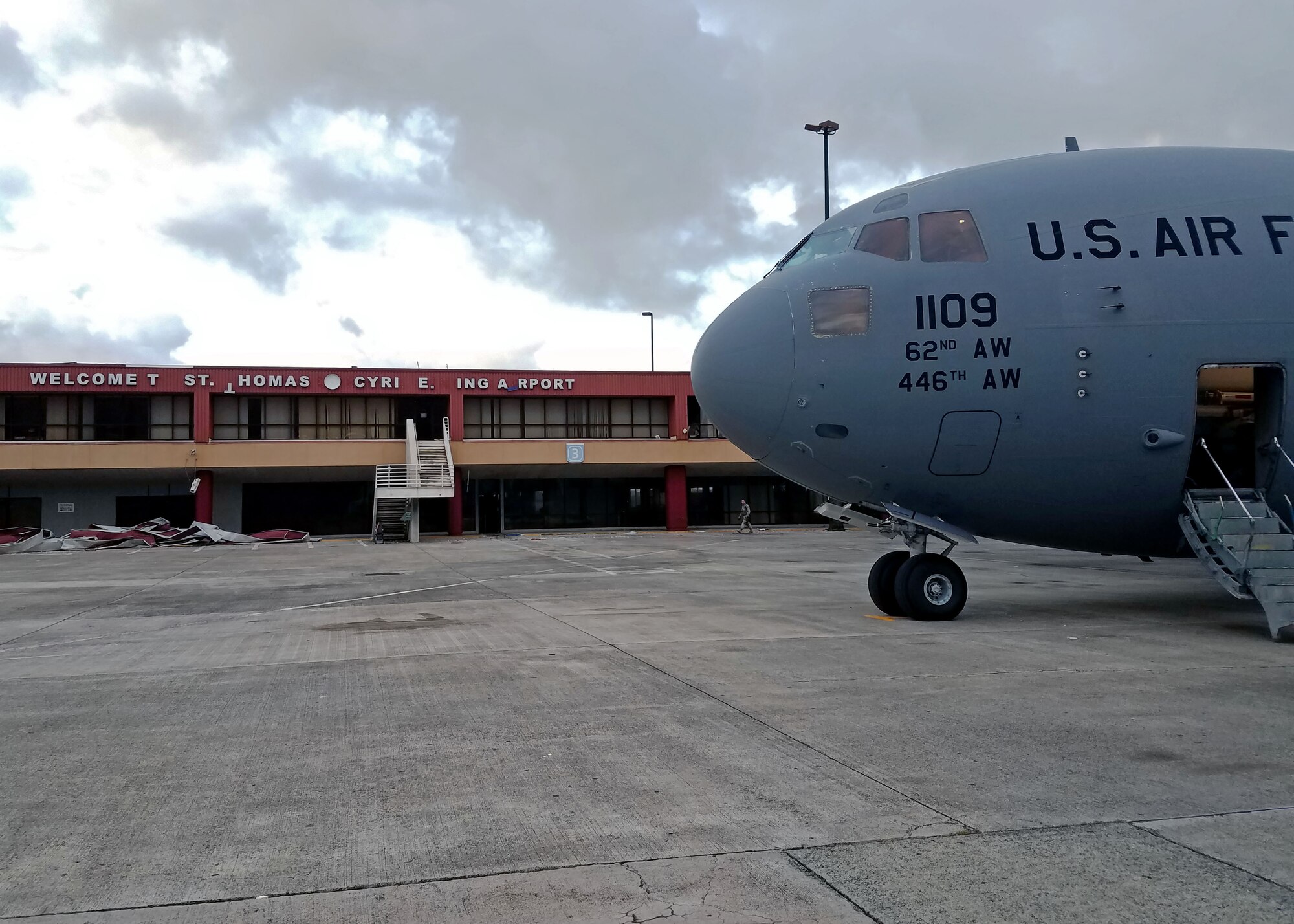 Aid from above: 62nd brings relief in Irma aftermath