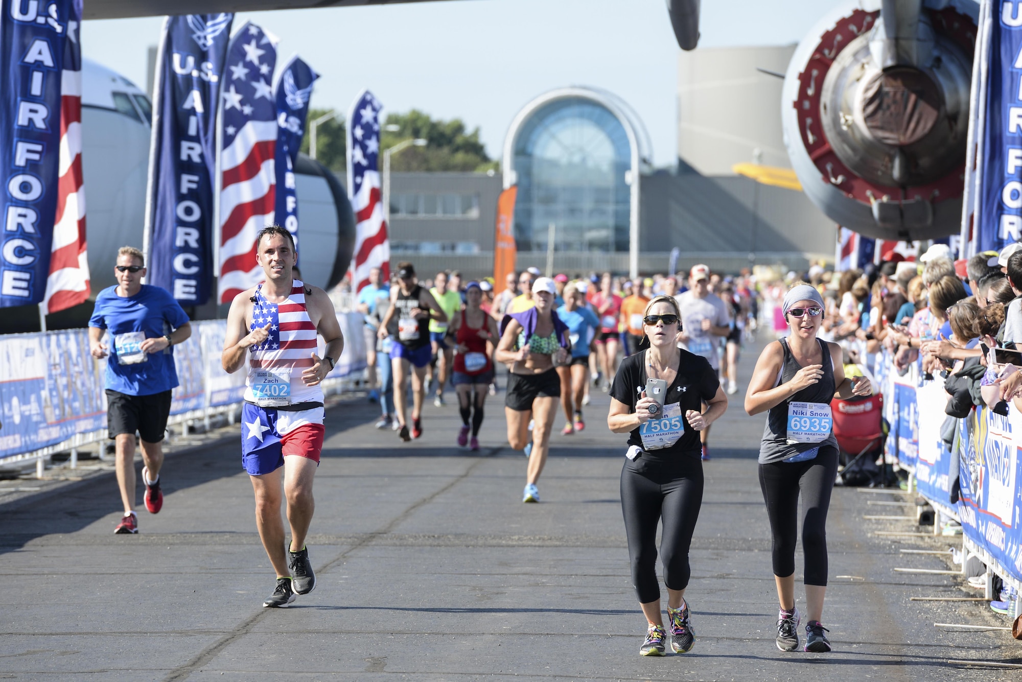 Scenes from the 2017 Air Force Marathon