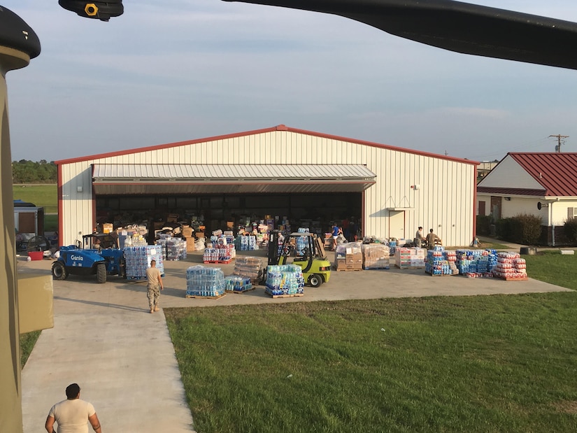 U.S. Army Reserve Soldiers assigned to Joint Base Langley-Eustis returned home Sept. 5, 2017, after supporting supply-delivery efforts for Texas residents stranded by flood waters following Hurricane Harvey.