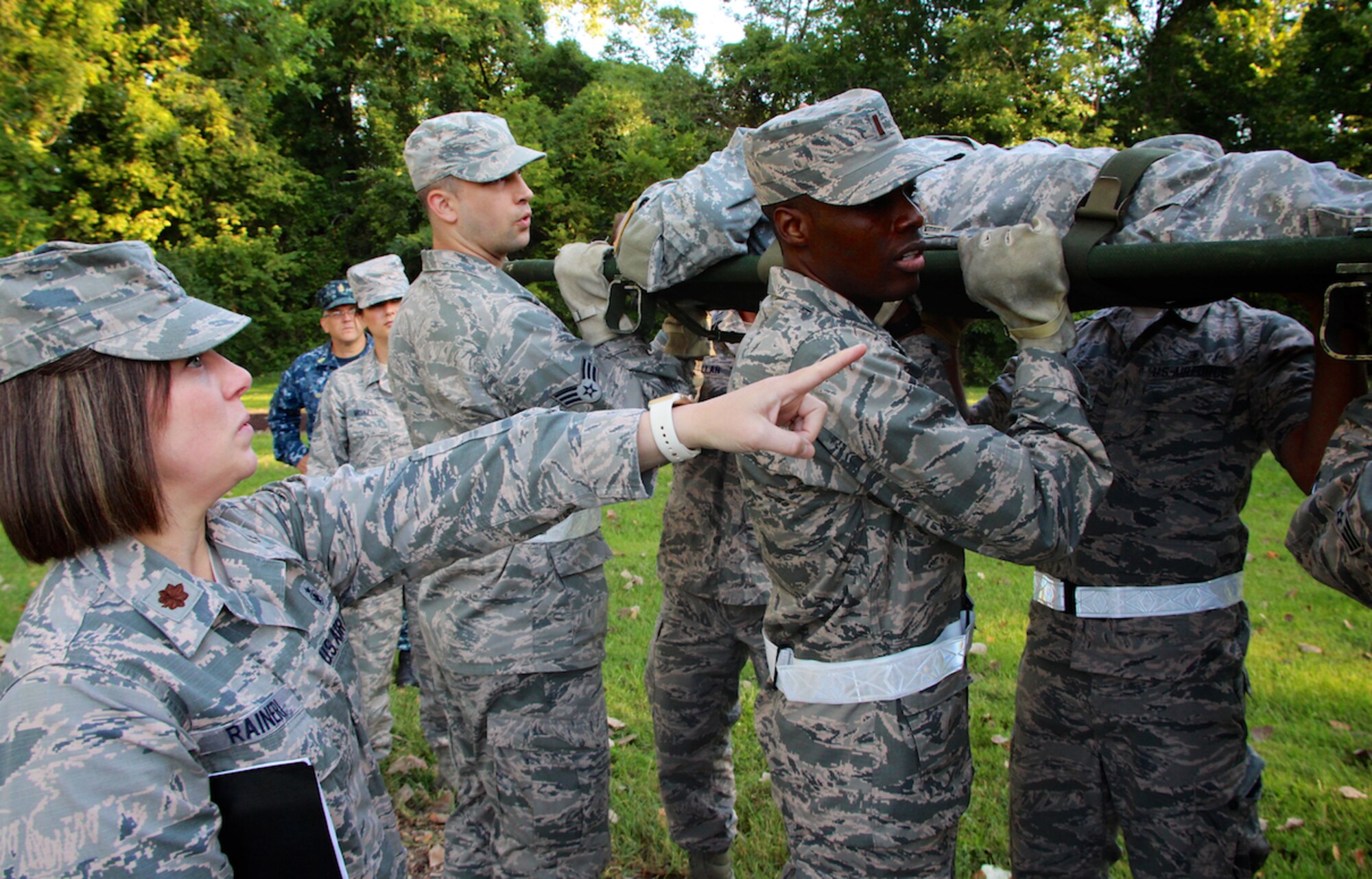 Prepping the patients