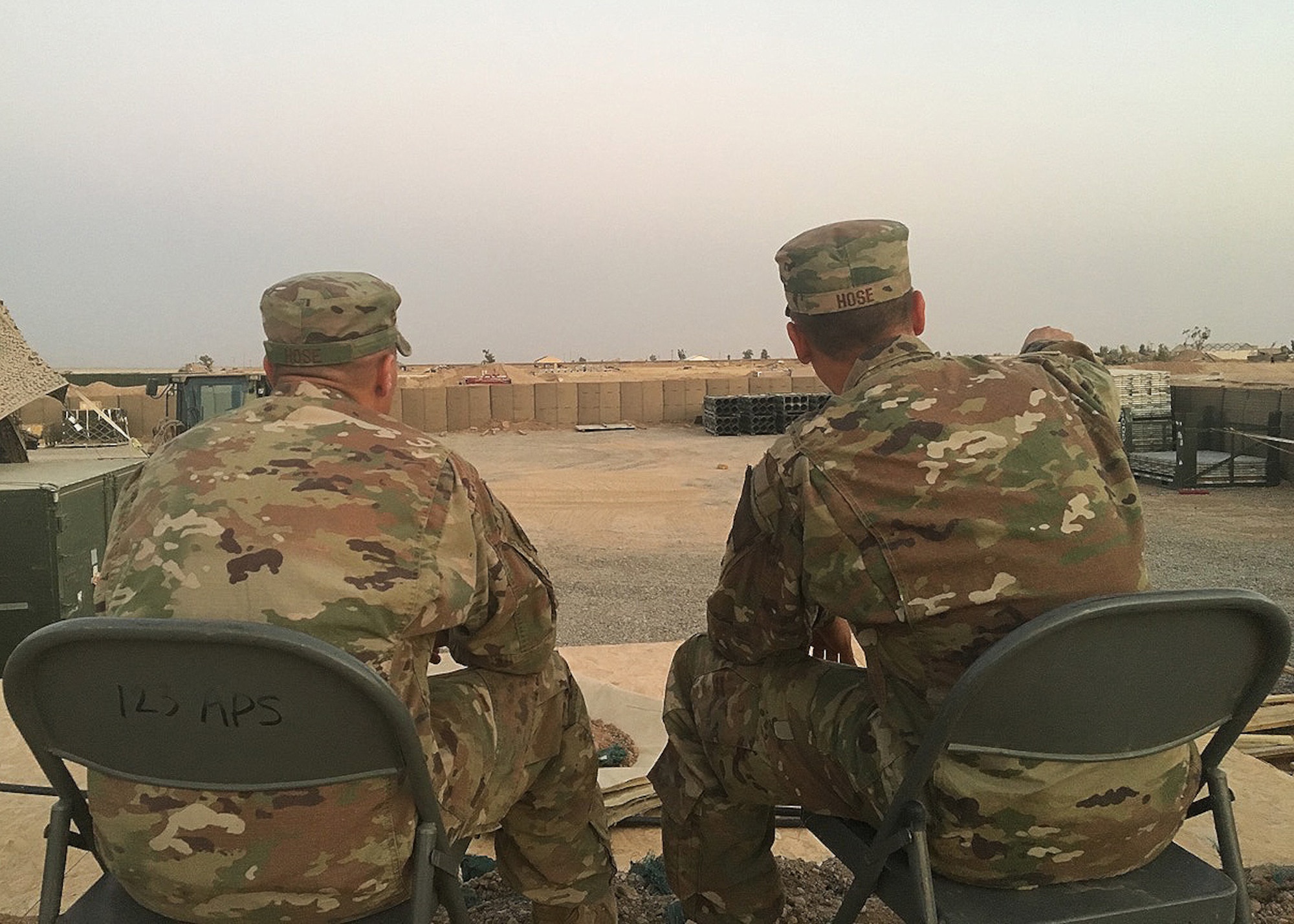 The twin brothers are both deployed to Iraq in support of Combined Joint Task Force -Operation Inherent Resolve. CJTF-OIR is the global Coalition to defeat ISIS in Iraq and Syria.