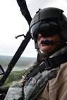 John Zimmerman, Aviation Development Directorate Aviation Support Facility manager, flies the OH-58D “Kiowa Warrior” during one of its final flights over Joint Base Langley-Eustis, Va., Sept. 18, 2017.