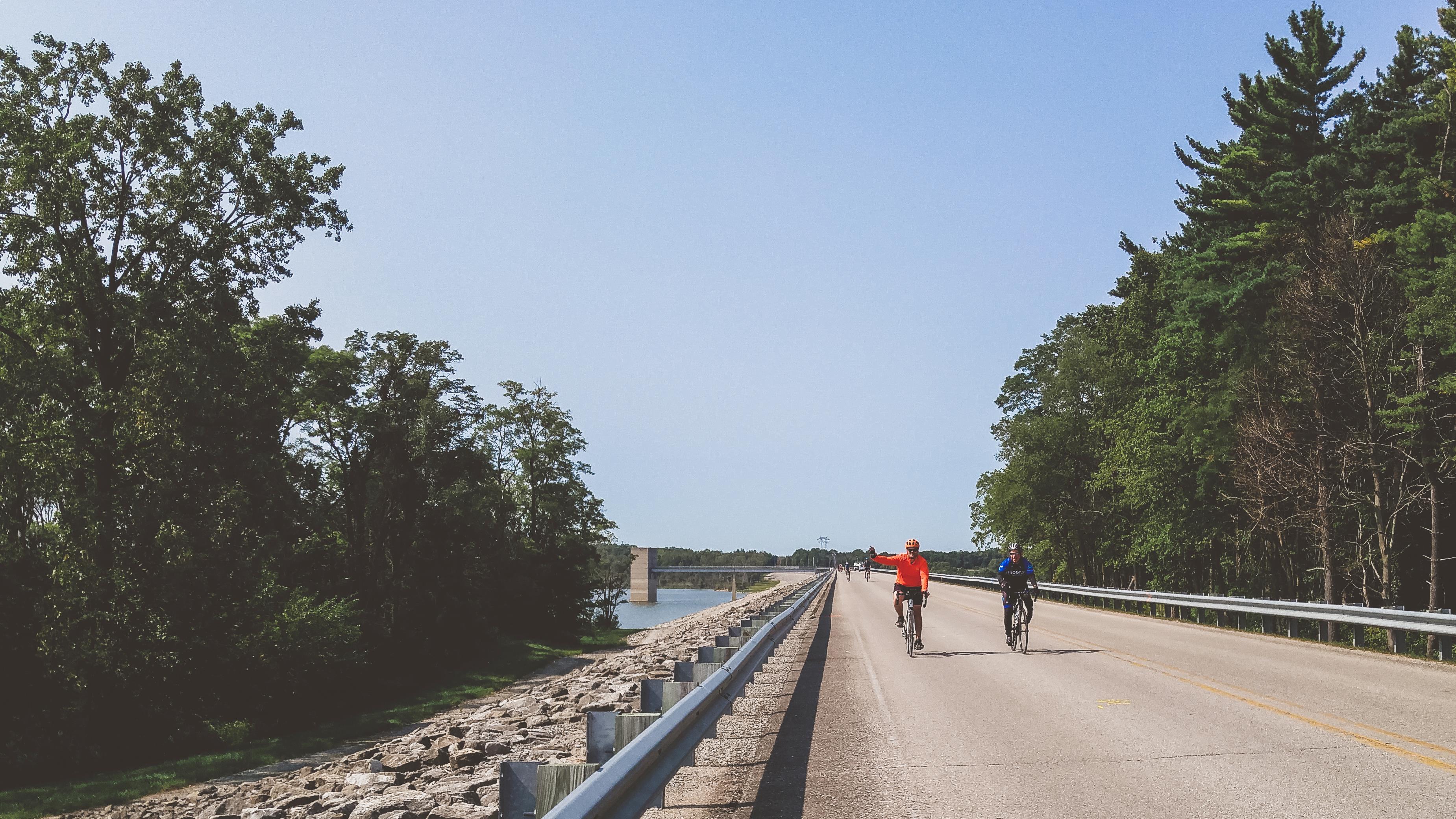 100mile bike ride crosses Salamonie and Mississinewa dams