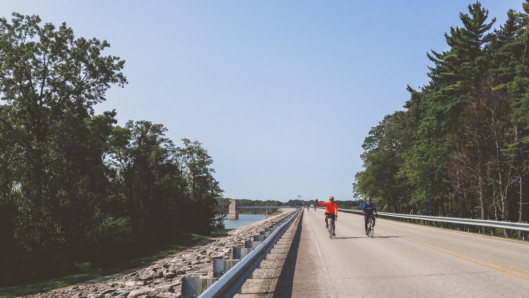699 riders from 13 states participated in the 8th annual Wabash County Dam to Dam Century Ride crossing both Salamonie and Mississinewa dams in Indiana. About 20 miles of the 100-mile route are surrounded by Corps of Engineers property.