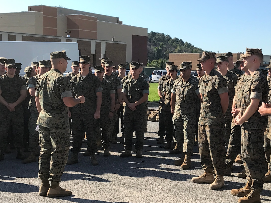 Maj. Andrew Bauer, the commander of Detachment 3 of 2nd Civil Affairs Group, Force Headquarters Group, Marine Forces Reserve, briefs 2nd CAG Marines on the plan of maneuver for the unit’s upcoming staff ride through the Shenandoah Valley at 2nd CAG’s Home Training Center on Joint Base Anacostia-Bolling on September 8, 2017. During the three-day staff ride exercise, 2nd CAG’s Marines reviewed Union General Sheridan’s 1864 campaign through the Shenandoah Valley in the context of civil military operations. 

2nd CAG, along with its sister units of 1st, 3rd, and 4th CAG, provides an enabling function to combatant commanders by planning and conducting civil-military operations in support of the commander’s objectives. 2nd CAG supports II Marine Expeditionary Force and the 2nd Marine Expeditionary Brigade, as well as those commands’ subordinate units.