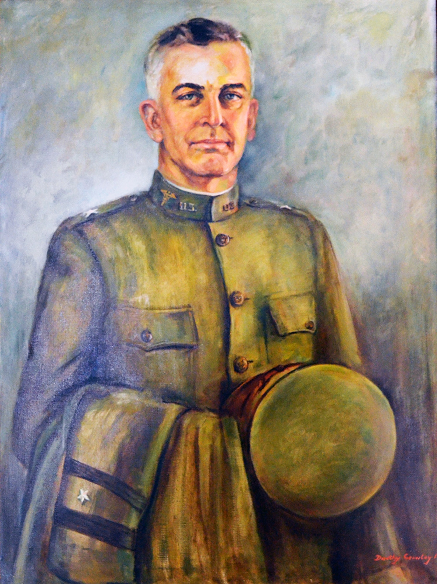 Portrait of Lt. Col. (Dr.) Theodore C. Lyster, Chief Surgeon, Aviation Section of the Signal Corps and often called the father of aviation medicine.