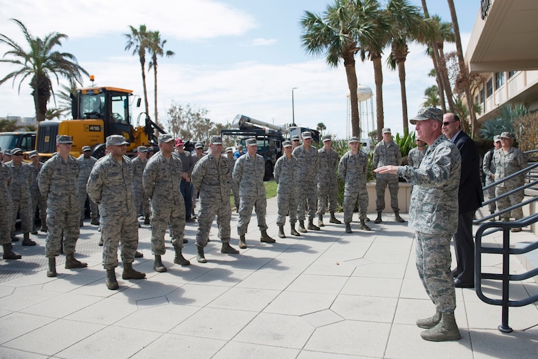 Air Force Vice Chief of Staff, Gen. Stephen W. Wilson, visits Patrick Air Force Base.