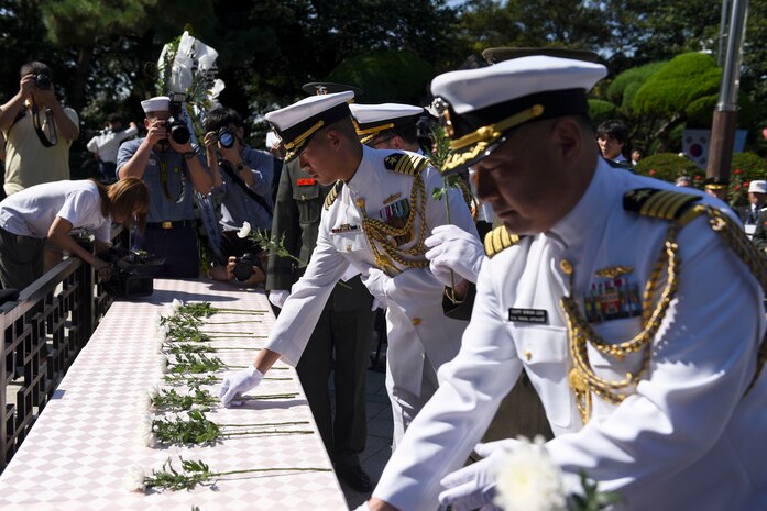 U.S. Sailors join 67th Incheon Landing commemoration