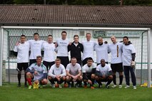 USAFE soccer team practices for AIRCOM Championship