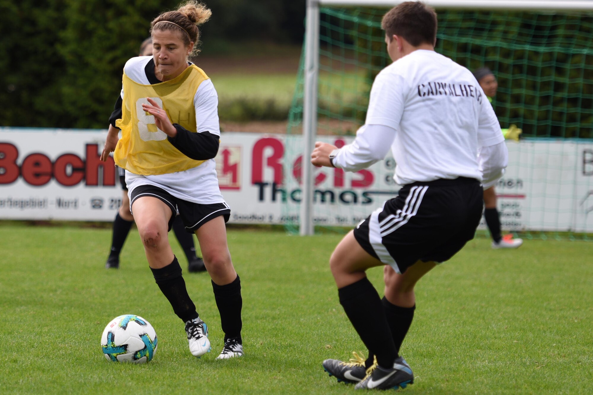USAFE soccer team practices for AIRCOM Championship