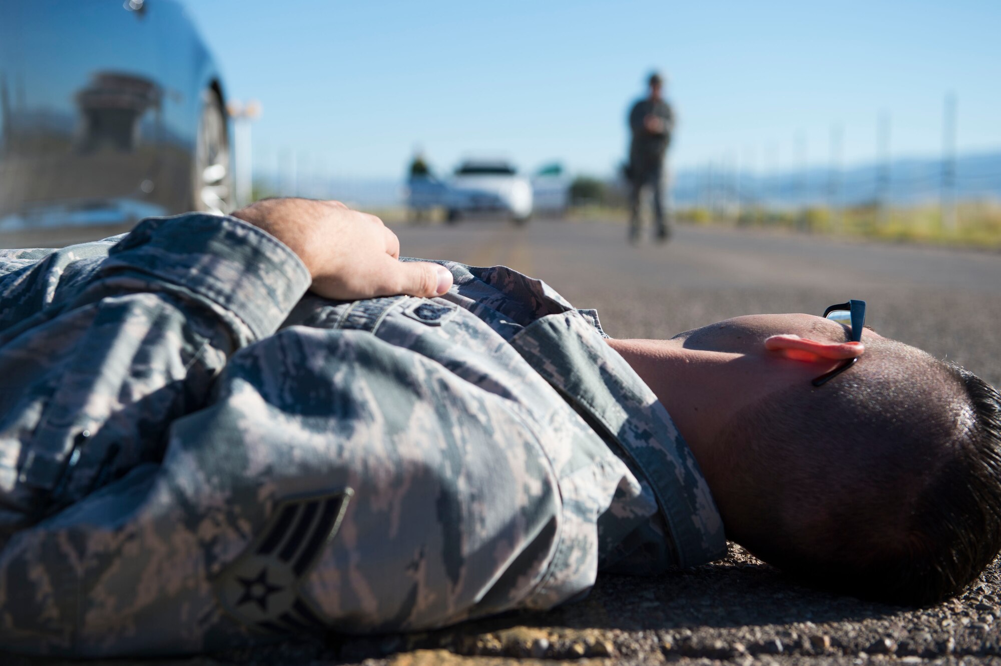 Holloman participates in an active shooter exercise