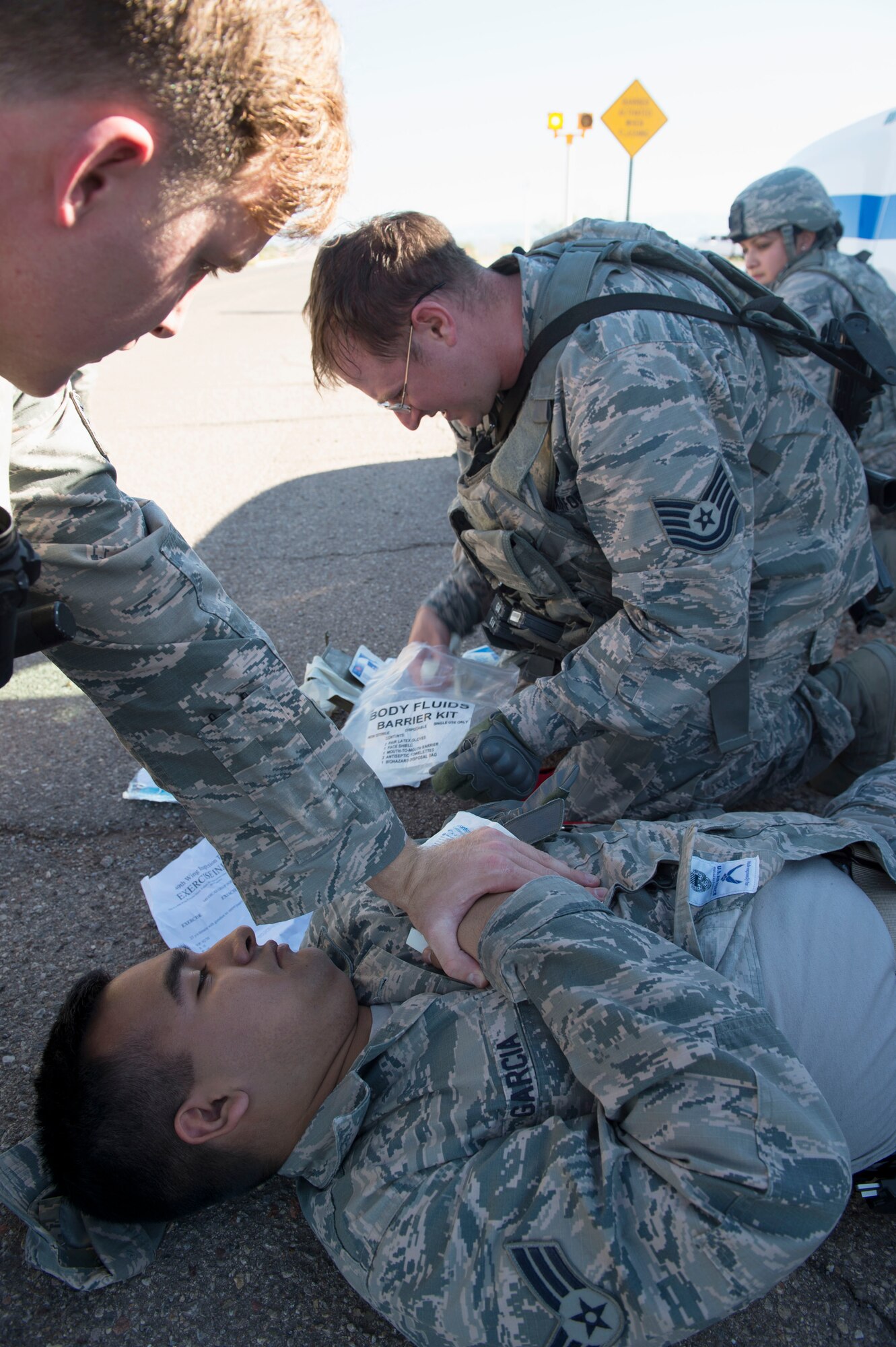 Holloman participates in an active shooter exercise