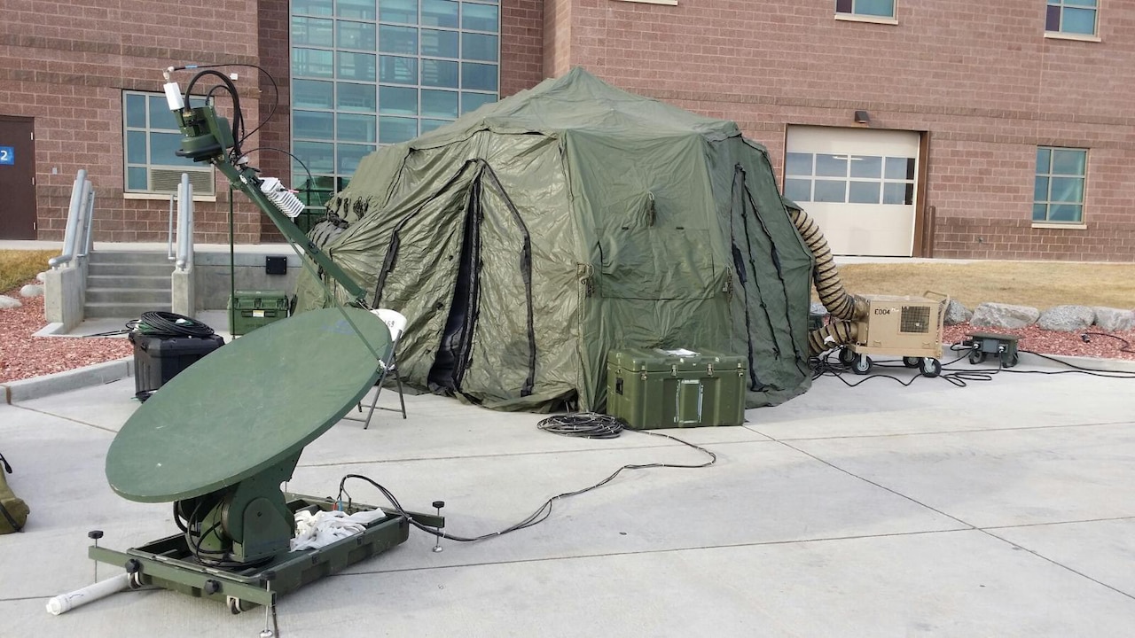 The Joint Incident Site Communications Capability system offers a communications bridge to first responders tasked with saving lives and protecting property during the domestic emergencies that resulted from this year’s historically catastrophic hurricane season. Air National Guard photo by Tech. Sgt. Michael Bennett