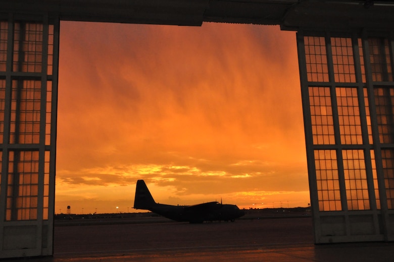 After launch at Kelly Field: activity continues at the 910th’s aerial spray ops base