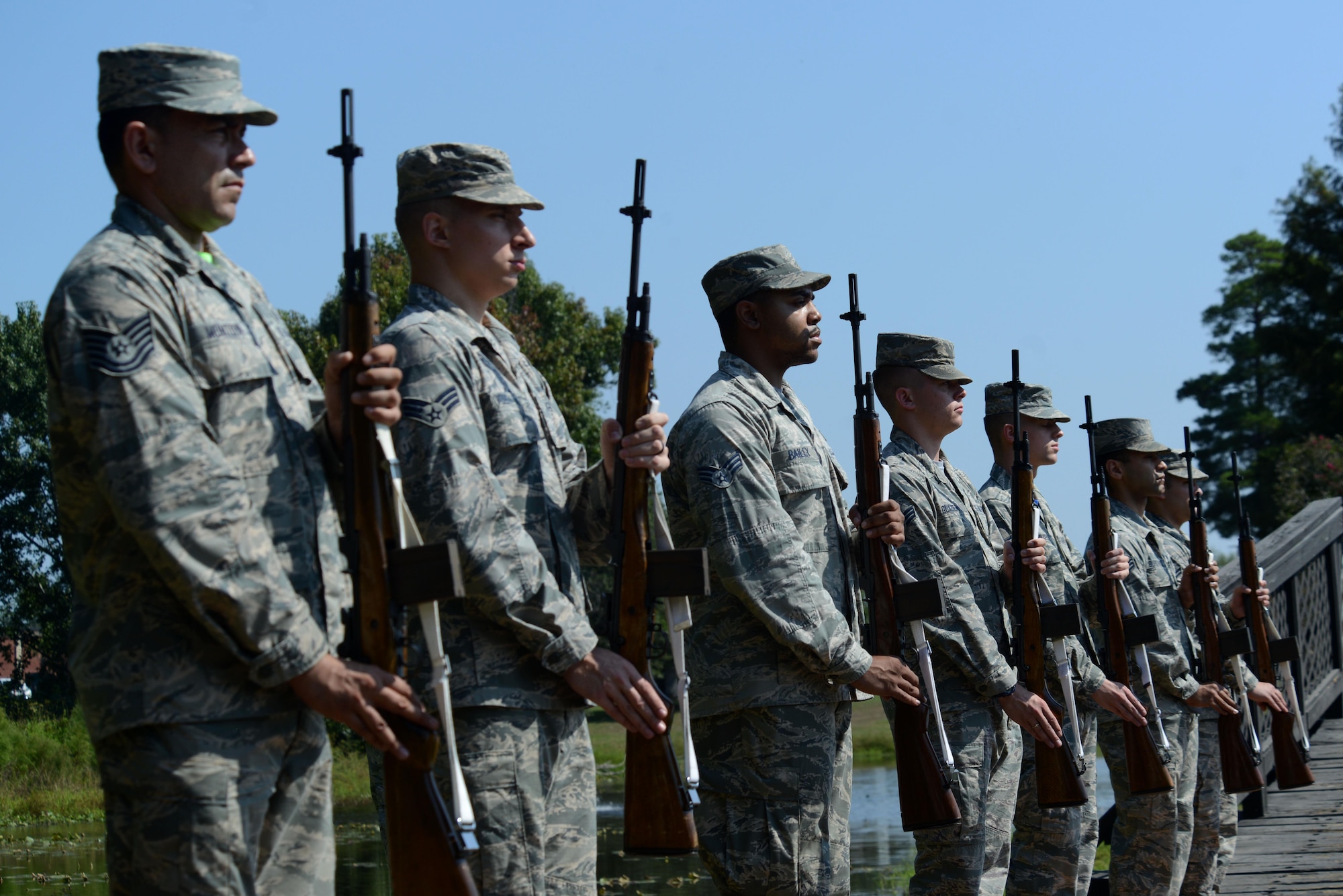 In honor of POW/MIA Recognition Day, members of Shaw AFB took part in events, such as a 24-hour vigil run and a recognition ceremony, to memorialize past and present POW/MIAs.