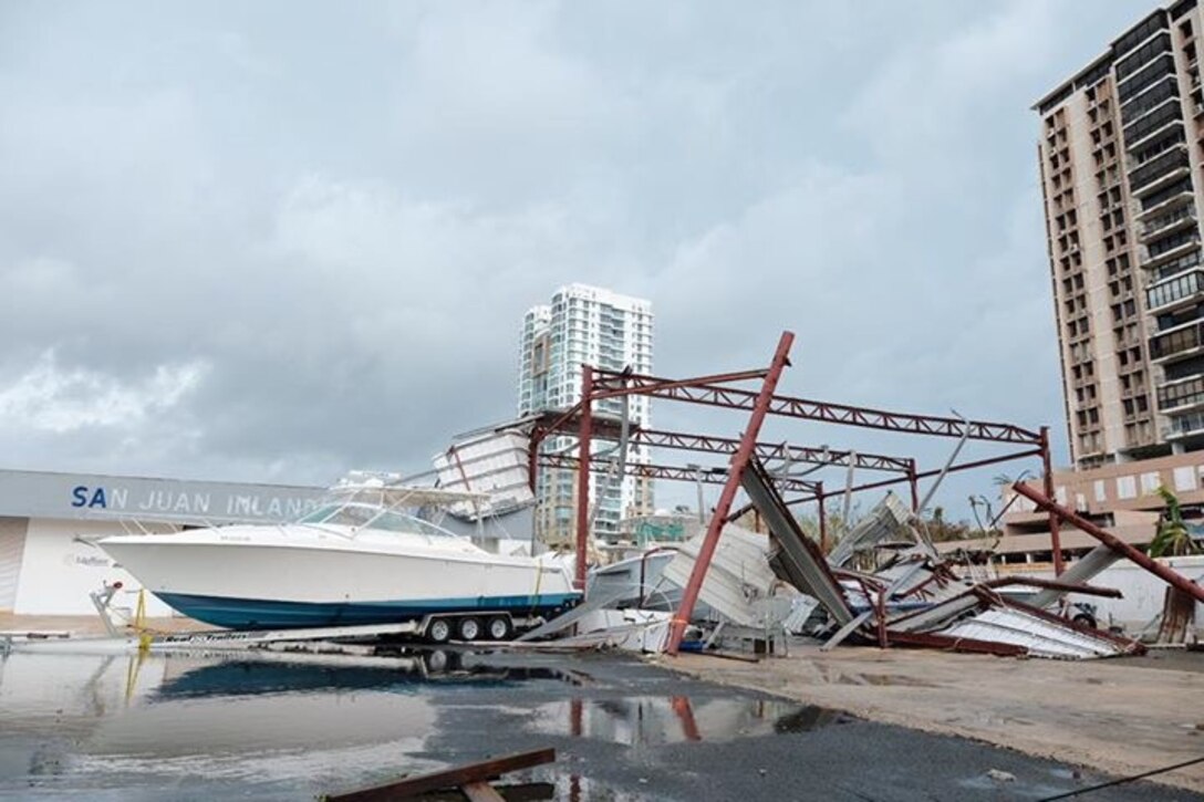 Damage to Puerto Rico from Hurricane Maria